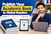 publish academic ebook to online bookstore, library, amazon KDP and ingramspark