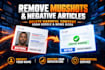 remove mugshots, negative articles and harmful google results