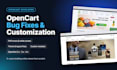 fix bugs and customize your opencart store