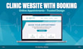 create a modern clinic website with appointment booking