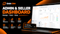 fullstack admin and seller dashboards