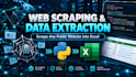 scrape, extract, and mine data from any public website using python