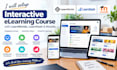 setup interactive elearning course with learnword, learndash, moodle