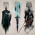 make a fantasy illustration logo