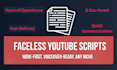 write engaging scripts for your faceless youtube channel