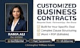 prepare customized business contracts and legal agreements