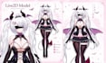 design custom anime vtuber model 3d vroid live2d vtuber rigging commission