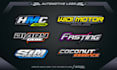 create amazing logo racing, automotive with 3d style