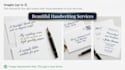 write beautiful handwritten notes letters and documents