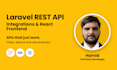 build laravel rest API and API integration with react frontend