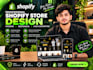 design a shopify store or shopify dropshipping store