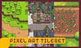 draw handmade pixel art tilesets and tilemap for your indie game