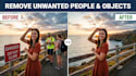 do ai photo cleanup, remove people or objects from photo