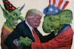 create a political or satirical cartoon