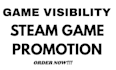 do steam game promotion to game visibility