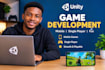 build unity game development, mobile game development, single player game