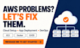 setup and fix AWS cloud computing infrastructure and devops
