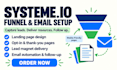 build systeme io sales funnel systeme io website landing page email automation