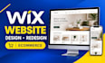 build wix website design, wix redesign, wix website development, wix ecommerce
