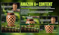 design amazon aplus content with infographics and comparison charts