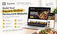 set up square online restaurant website menu online ordering booking delivery