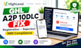 fix gohighlevel a2p 10dlc registration and SMS compliance