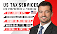 handle US personal and business tax preparations