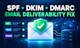 do spf dkim dmarc fix email domain authentication configuration deliverability