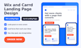 design a wix landing page carrd website design wix studio one page website carrd