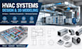 design hvac systems, air ducts, and ventilation components in 3d
