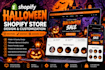 create a spooky halloween shopify website design