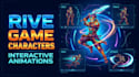 create rive game characters and interactive animations