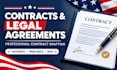 draft professional contracts and legal agreements