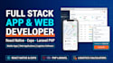 develop react native apps, laravel web apps and logistics software