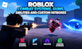 script roblox combat system, guns, abilities and custom hitboxes