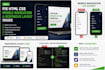 recreate your website hero section in responsive HTML CSS