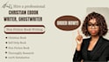 be ebook ghostwriter non fiction christian book, book editor