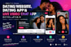 develop dating website, dating app and live video chat app