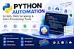 create python automation scripts web scraping data processing tools