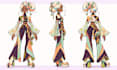 draw hand drawn character turnaround sheets and model sheets