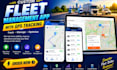 build a fleet management app with gps tracking