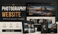 design photography website photographer website squarespace website