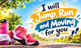 do running and jumping picture for you
