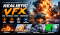 do realistic vfx fire explosion effects vfx compositing smoke effects