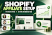 set up your shopify affiliate program with tracking and commissions