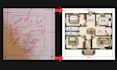 create a hand drawn 3d architectural house sketch in pen