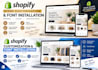 do shopify fonts installation