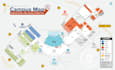create worship center map , church campus map and religious facility guide map