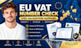 verify eu vat numbers and provide vies validation support