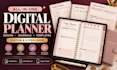 design etsy digital planner, responsive hyperlinked planner, digital planner